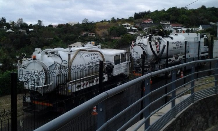 Travaux d'assainissement L’Étang-Salé